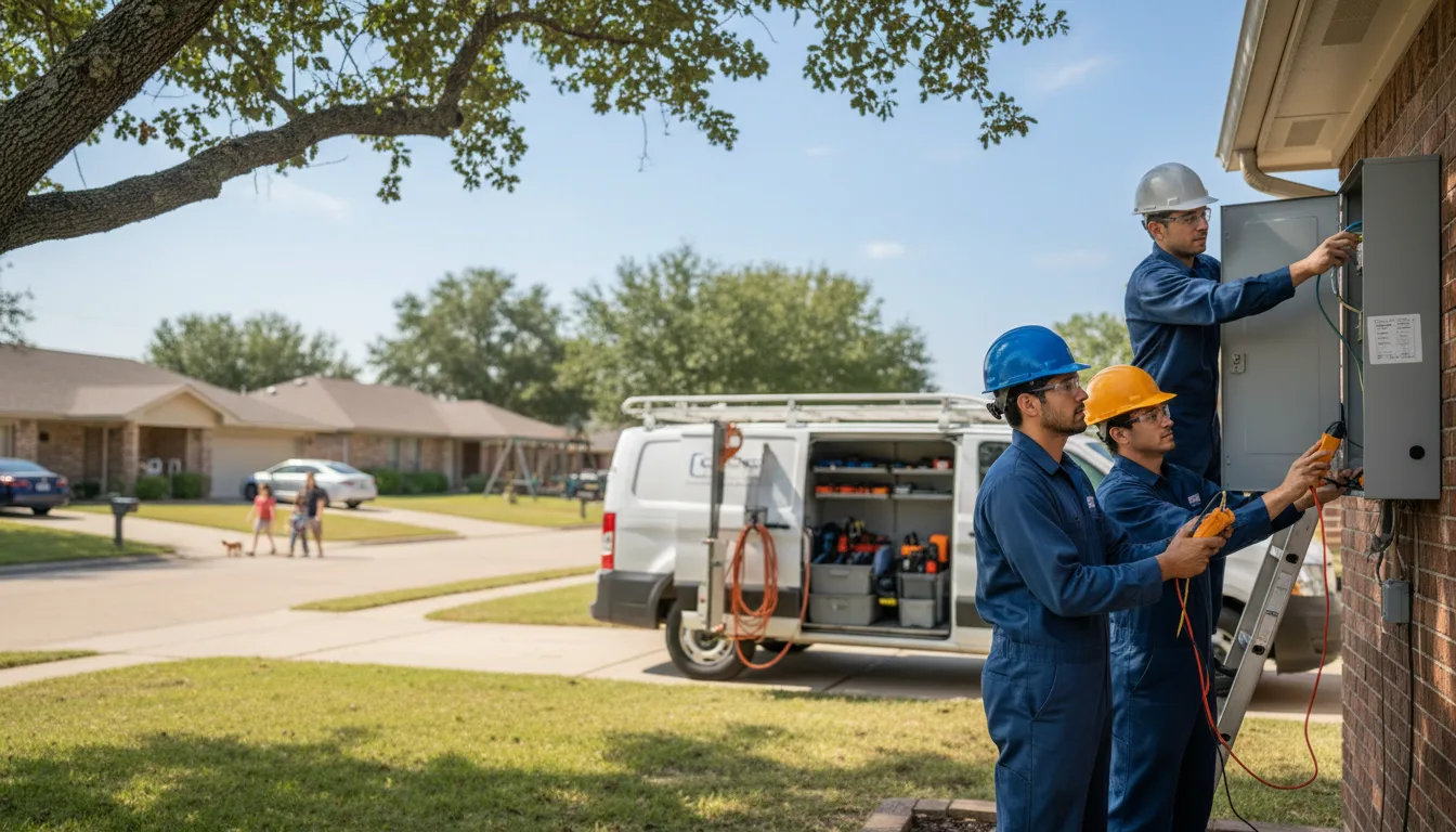 Certified electrician providing emergency electrical services in Copan, OK